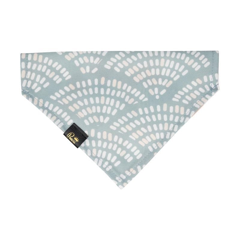 Serene Floral Dog Bandana - Large Size Stylish Puppy Bib Handkerchief Scarf Trendy Pet Accessories for All Breeds for Dogs