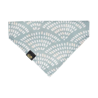 Serene Floral Dog Bandana - Large Size Stylish Puppy Bib Handkerchief Scarf Trendy Pet Accessories for All Breeds for Dogs