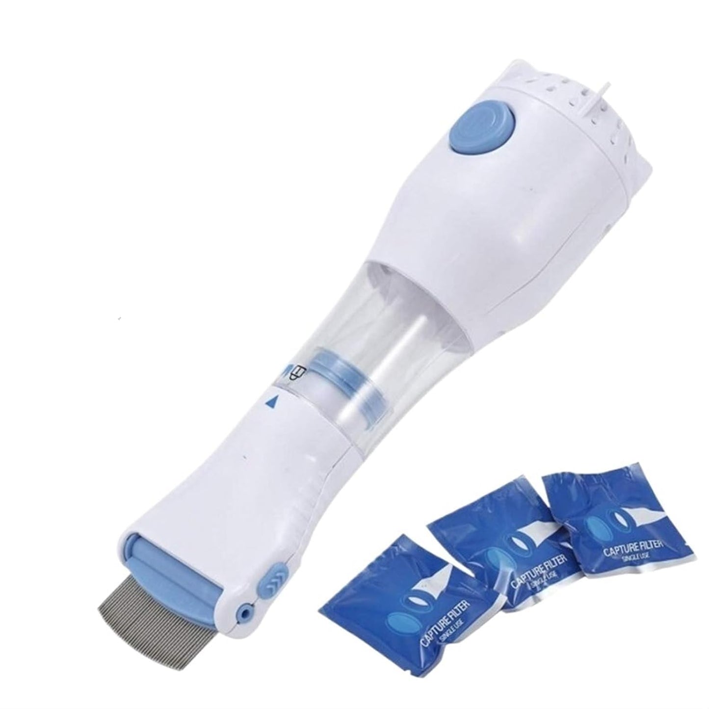 Electric Comb Lice Removal，Electric Head Lice Vacuum Comb，Head Lice Treatment，Electric Head Lice Comb，Hair Cleaner (1PCS)